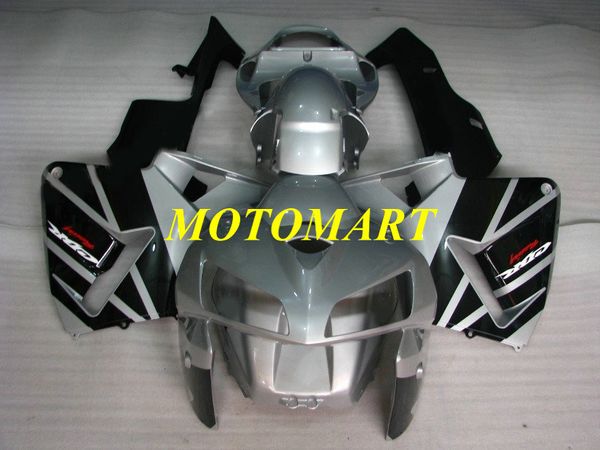 Motorrad Verkleidungsset für HONDA CBR600RR F5 05 06 CBR600 RR CBR 600RR 2005 2006 ABS schwarz silber Verkleidungsset + Geschenke HB10