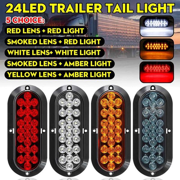 

2x 4x 10x 12v 24v 24 led car side marker light external lights warning tail lamp signal boat trailer truck lorry bus stainless