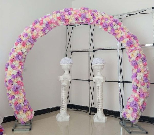 

new arrival simulation rose hydrangea flower rows wedding decoration arch centerpieces props 18 colors available ing