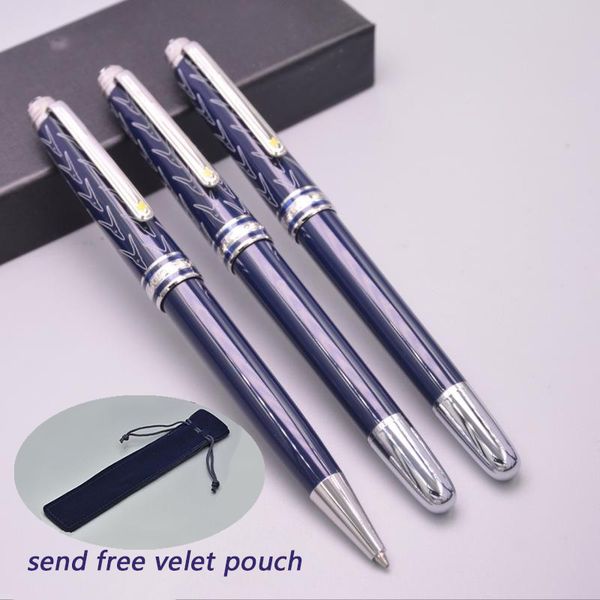 

luxury edition little prince roller ball pen cute blue barrel with fine carving gift pens express short arrival time