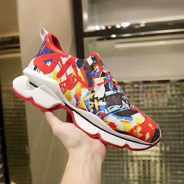 

2019 fashionable non-slip thick bottom men women casual shoes spikes rivets rhinestone shock absorption walking sneakers retro, Black