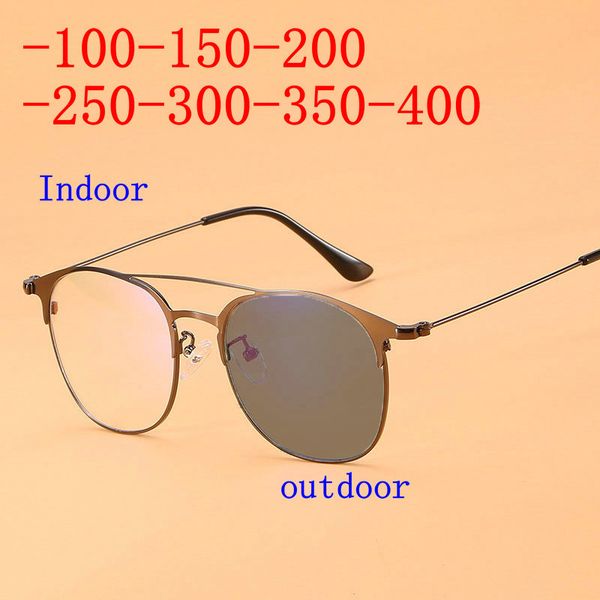 

fashion sun pchromic myopia eyeglasses optical men finished myopia sunglasses prescription glasses driving goggles fml, White;black