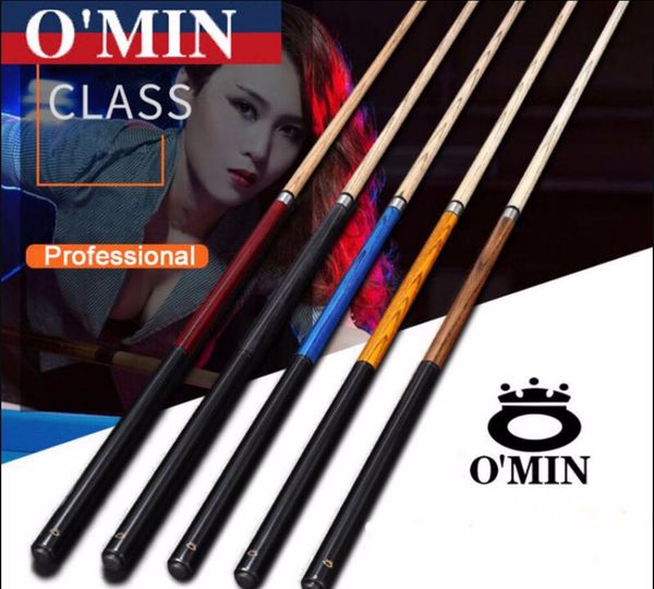 

new o'min brand break cues punch jump cue 13.5mm tip red blue orange grey color handmade billiard stick china 2019