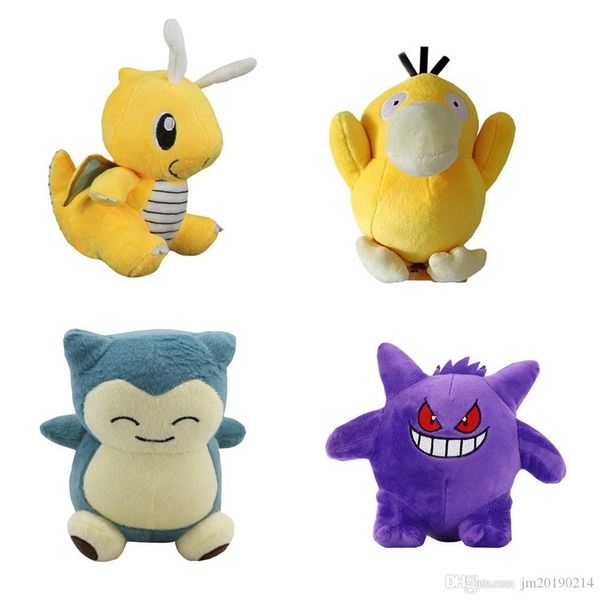 

new toy snorlax gengar dragonite psyduck soft doll plush toy for kids christmas halloween gifts 15-18cm