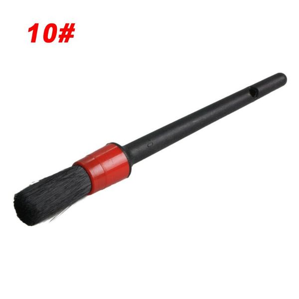 

black+red detailing brush handheld replacement parts car cleaning tool