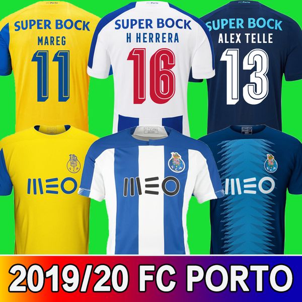 

Thailand 19 20 porto occer jer ey home away brahimi aboubakar marega telle herrera 2019 2020 porto fc football hirt xxl ize