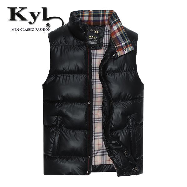 

2016 hooded vest men camo winter waistcoat casual thick warm down cotton stand collar vest male large size jacket & coat351, Black;white