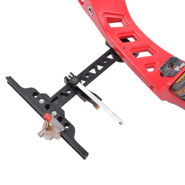 

1 piece clicker recurve bow red black race shooting archery bow ing