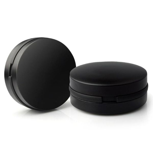 

portable aluminum alloy round headset storage case earphone protection hard box