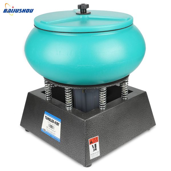 

17" super large vibratory tumbler wet dry polisher polishing machine