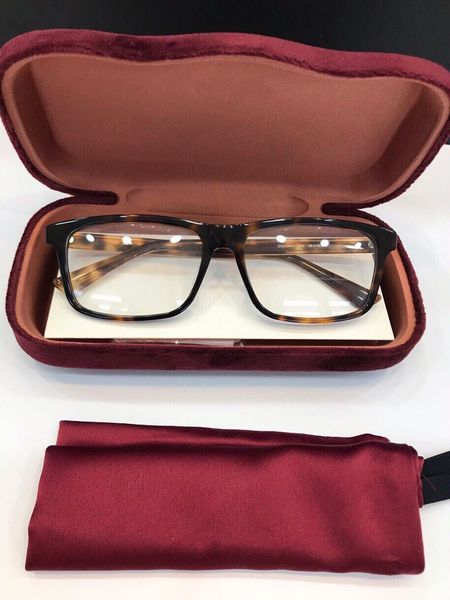 

новые очки кадр женщины мужчины бренд оправы бренда очки рамки прозрачные линзы очки кадр óculos 0384 с футляром, Silver