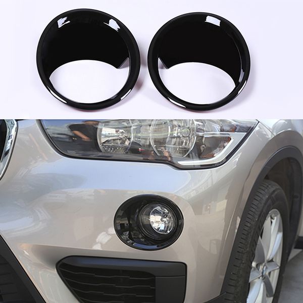 

front fog lights lamp frame ring cover trim fit for x1 f48 2016-2019 accessories