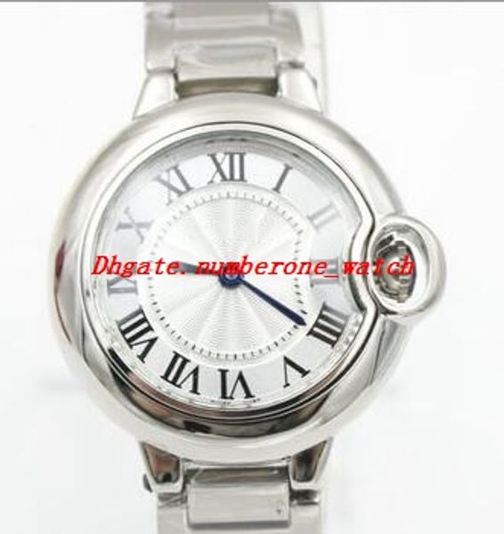 

women wristwatch 33mm quartz w6920084 white dial silver stainless steel bracelet luxury lady watch ing, Slivery;brown