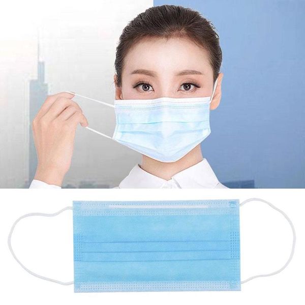 

2020 быстрая доставка 50 шт. / коробка высококачественных масок pm2. 5 100% водонепроницаемая и пылезащитная защитная маска антибактериальна