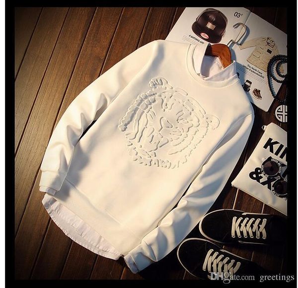

jh wholesale-2020 new fashion men hoodies print tiger head hoodies autumn tracksuits harajuku sweatshirt mens sudaderas hombre