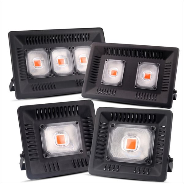 

50w / 100w cob led grow light ip65 водонепроницаемый гидропоника цветы растения овощи полный спектр растущий свет фито-лампа