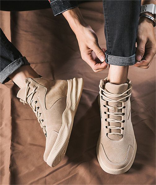 

2019 with box breathable sneakers foreign trade explosion models canvas shoes students outdoor warm men's shoes factory39-44, Black