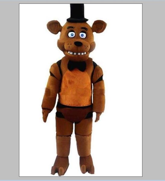 

2020 factory direct sale five nights at freddy's fnaf freddy fazbear mascot costume cartoon mascot custom, Red;yellow