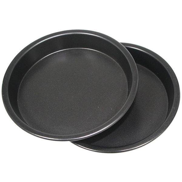 

10 in round deep dish pizza pan pie tray baking tool non-stick durable