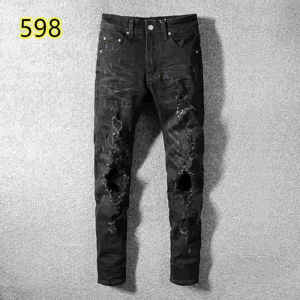 

2020 amirl jeans famous brand designer luxury jeans ngrqgrd men fashion street wear mens biker jeans man popular pants, Blue