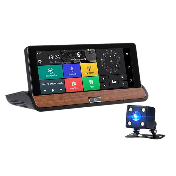 

центральная консоль navigator dual lens hd night электронные 7 dog inch driving recorder bluetooth модель: 681 с реверсивным photogr gps