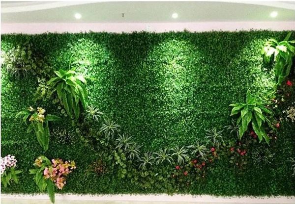

new 40x60cm green grass artificial turf plants garden ornament plastic lawns carpet wall for wedding xmas party decor