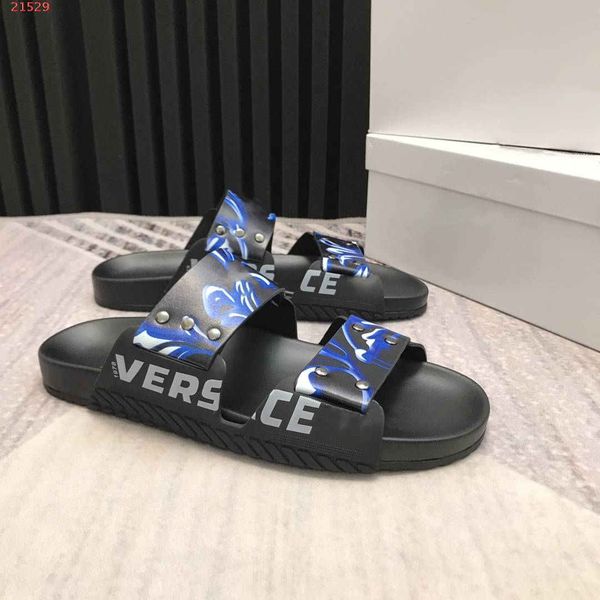 

2019 классические мужские плоские тапочки, монограммой тапочки случайные слайды для летнего пляжа флип-флоп размер 38-45