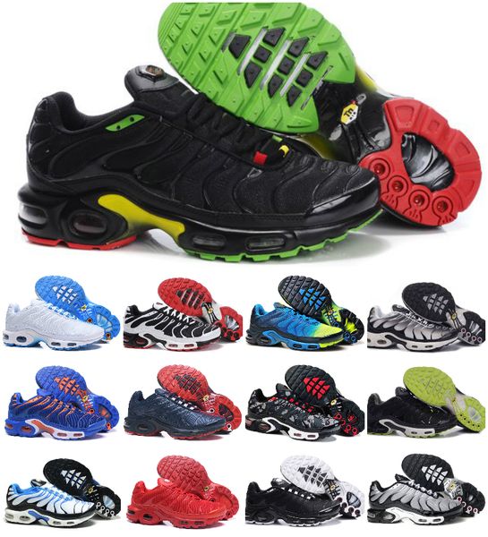 

wholesale 2019 mens air tn shoes new black white red tn plus ultra fashion casual shoes tn requin trainer walking shoes