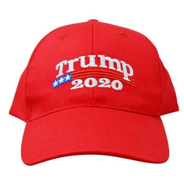 

baseball cap hat with trump 2020 letter in men and women for smmmer sports supplies outdoor catton hat, Black;white