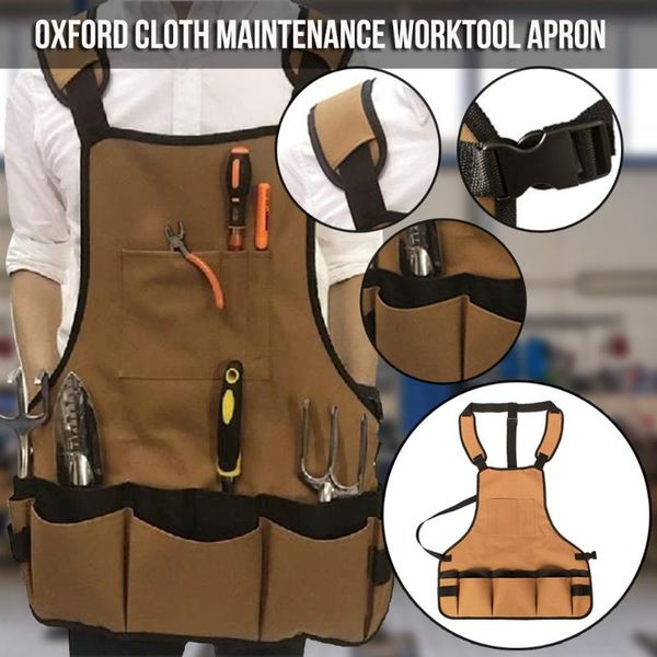 

aprons waterproof gardening apron garden tools storage art toolkit oxford work multi tool pockets