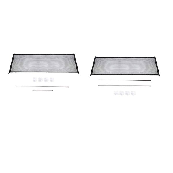 

2pieces dog isolation gate fence for indoor and outdoor install anywhere