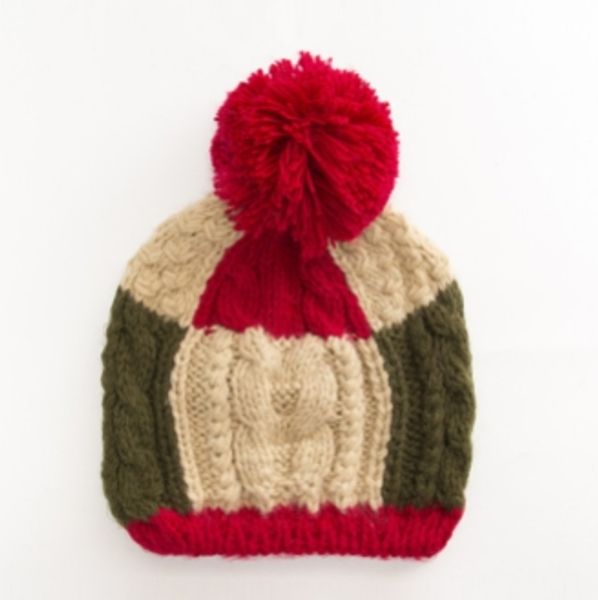 

women handmade knitting patch old wool hats color matching cross stripes warm beret autumn winter single layer halloween caps, Blue;gray