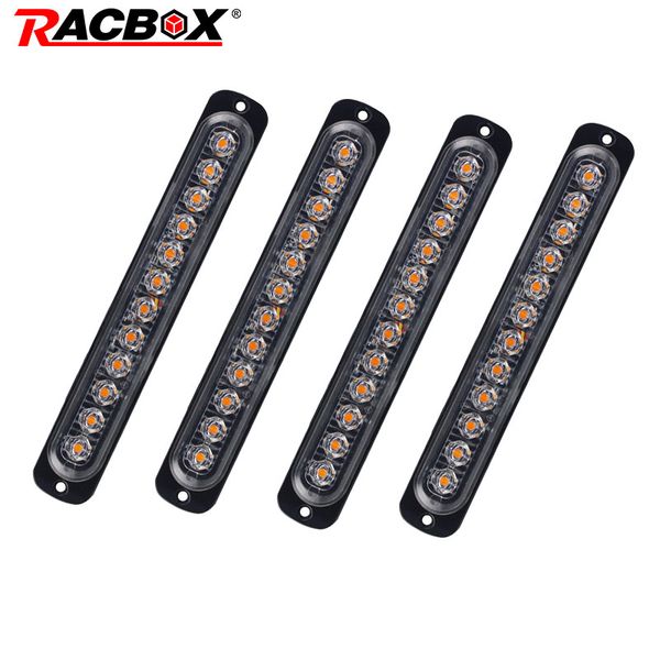 

12 leds led strobe warning lights led signal light aluminum with memory function daytime running light dc 12v 24v