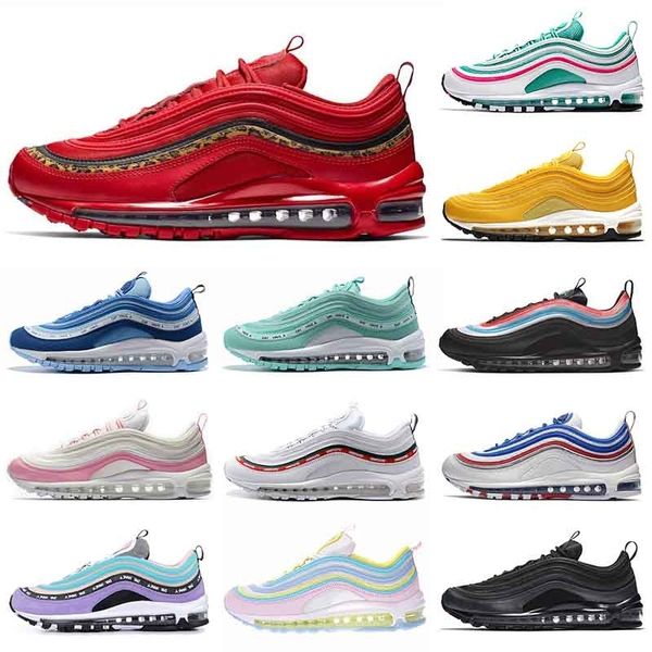 

womens mens trainers red leopard brand designer shoes og se fashion rainbow neon laser leather triple s black full white sport sneakers nik