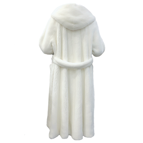 

hooded female young models 2020 winter fashion new thick warm coat loose luxury fur overcoat as1371, Black