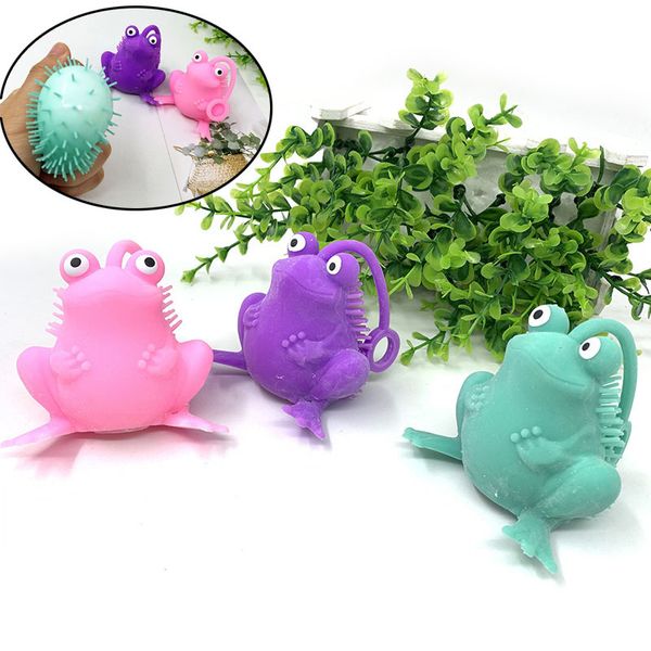 

frog squishy toy slow rebound anti stress mesh face reliever flour ball mood squeeze relief healthy toy vent decompression toys gifts
