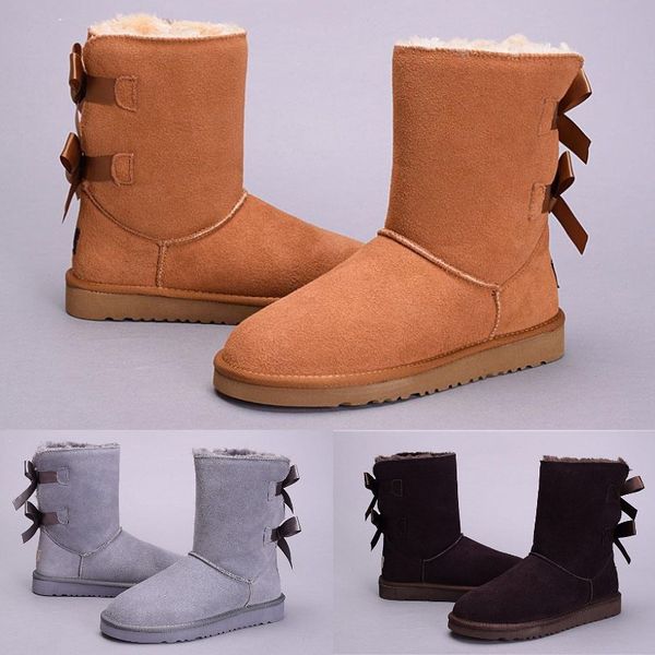 

new wgg australia classic snow boots women winter boots ankle boots shoes many color 36-41, Black