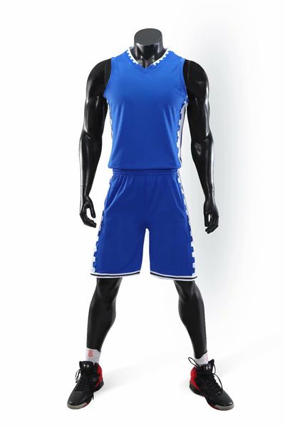 

новый стиль баскетбол форменных наборы спорт джерси для мужчин 50, Black;red