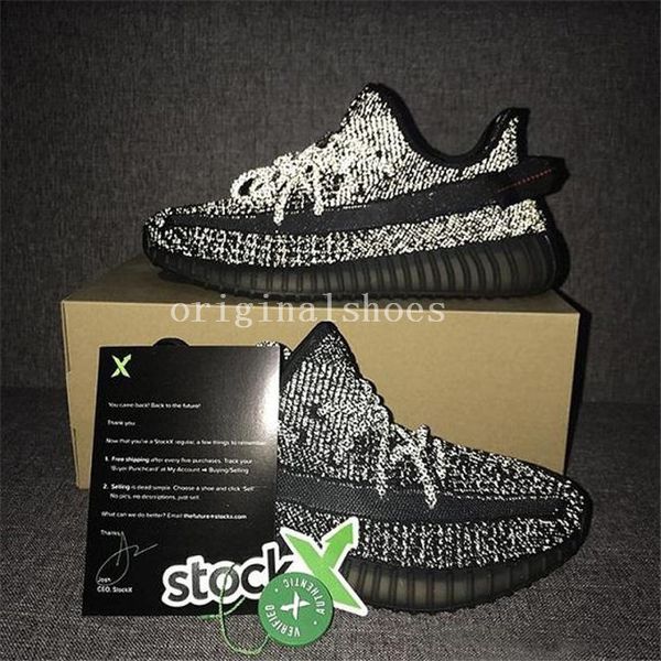 

With box tock x 3m reflective black noir tatic grow in dark clay men women trainer running hoe kanye we t de igner neaker