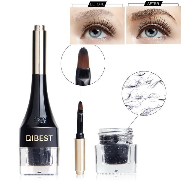 

4d eyelash extension eyebrow gel multinational eyebrow glue makeup natural gel with brush makeup cosmetics dropshipping