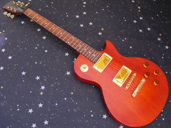 

selling one-piece set neck g l p mahogany body red electric guitar