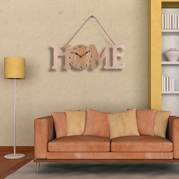 

creative removable 3d diy living room art decorative home rope hanging wall clocks simple and modern beautiful decoration