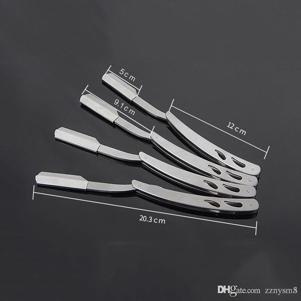 

hand shaver rack vintage straight razor foldable handle 420 stainless steel shaving beard hair cutting eyebrow shaping