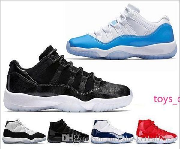 

11 men 11s basketball shoes cap and gown gamma blue iridescent gym red unc concord bred trainer sport sneakers size 5.5-13 wholesale