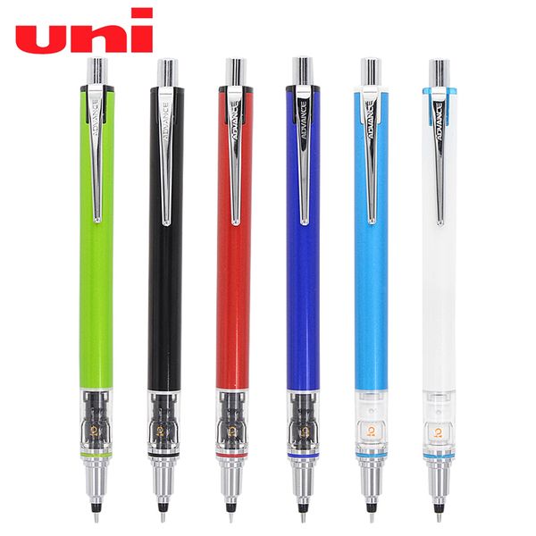 

1pcs uni m5-559 refill automatic rotating activity pencil 0.5mm kuru toga advance examination pencil student 2x speed rotation, Blue;orange