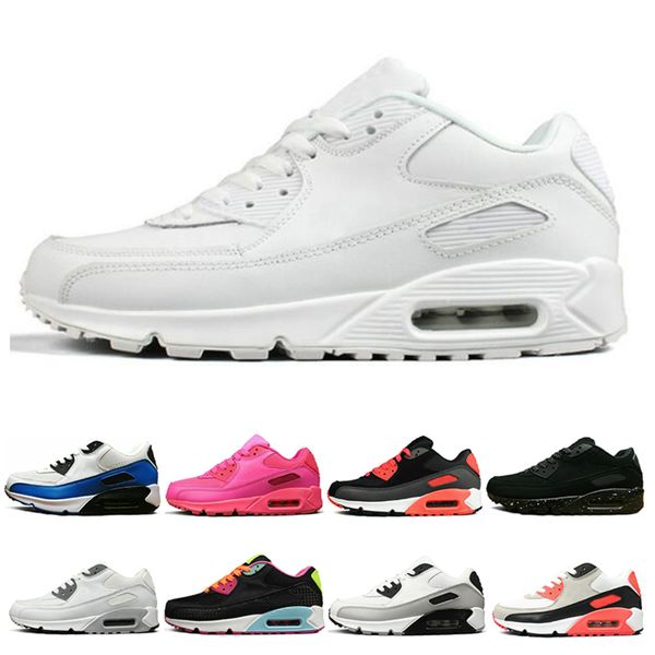 

new yellow triple white mens womens running shoes black grey pink mens trainers cushion surface breathable sports sneakers size 36-46
