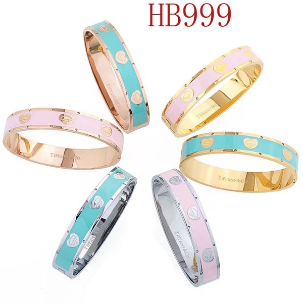 

t brand designer bracelet for women ladies stainless steel watchband bangle bracelet fashion jewelry with 3 colors drop shipping, Golden;silver