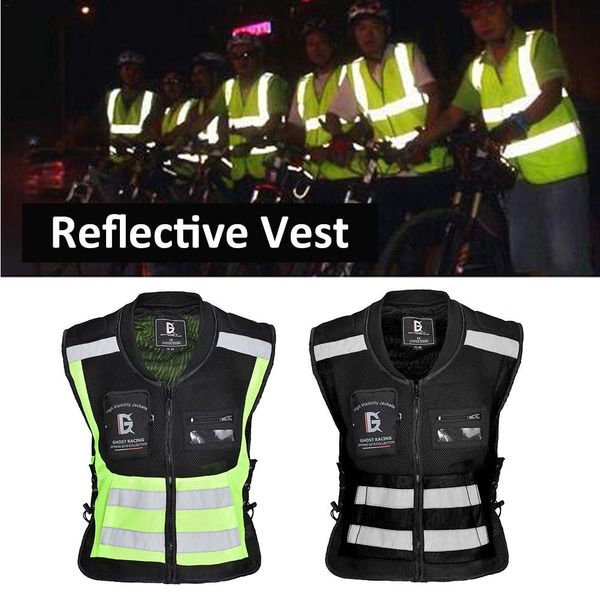 

outdoor reflective racing uniform high visibility reflective vest workplace road working clothes motorcycle cycling sports