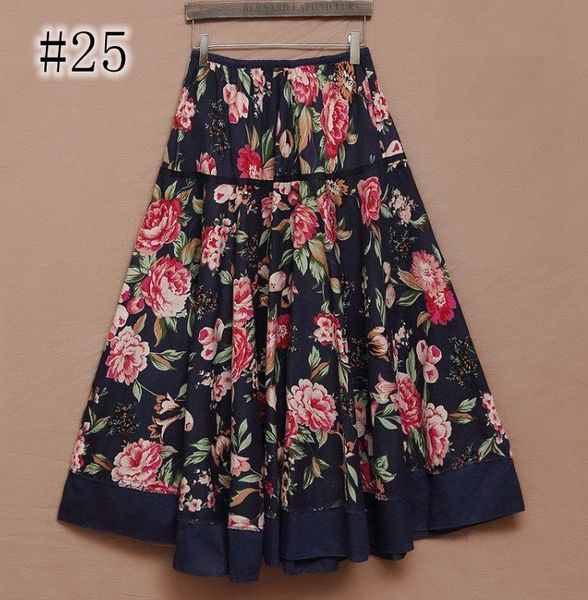 

fashion printing flower lady skirt rose navy floral summer winter beach skirt designed skirts nice skirts price, Black