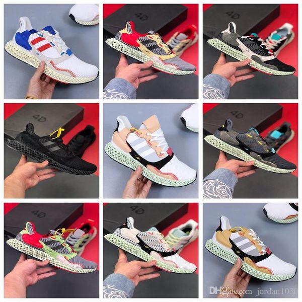 

azx40d 2020 zx4000 wholesale alphaedge zx zx 4000 futurecraft 4d print triple stripe static night running shoes men women trainers sneakers